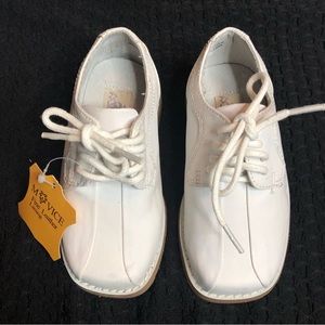 Mi Vice white leather lining dress baby shoes